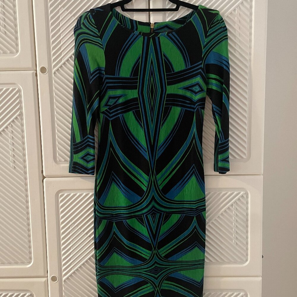 psychadelic mini dress- size 4